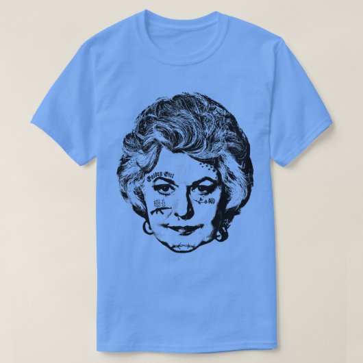 Bea Arthur Punksthetic Face Design T-shirt (Design voorkant)