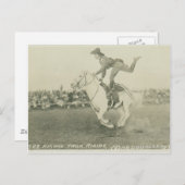 Bea Kirnan truc rijden. Briefkaart (Voorkant / Achterkant)