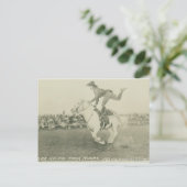 Bea Kirnan truc rijden. Briefkaart (Staand voorkant)