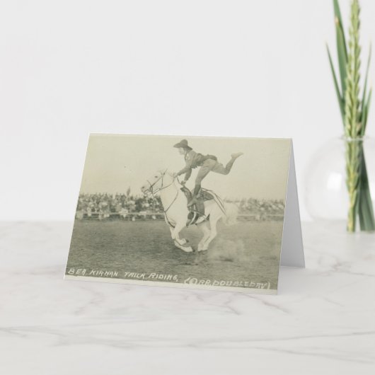 Bea Kirnan truc rijden. Kaart (Voorkant)