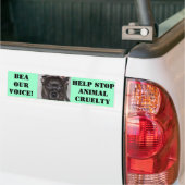 Bea Our Voice Bumpersticker (Op Truck)