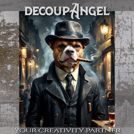 Beabull Dog - Decoupage - Tissuepapier