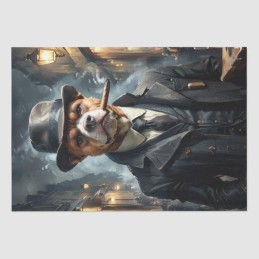 Beabull Dog - Decoupage - Tissuepapier (Voorkant)