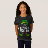 Beabull Moeder Hond Elf Grappige Kerstmis Pyjama T-shirt (Voorkant volledig)