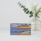 Beach aanpasbare fotografie visitekaartjes (Staand voorkant)