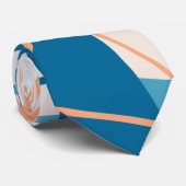 Beach Abstract Stripes Stropdas (Opgerold)