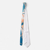 Beach Abstract Stripes Stropdas (Achterkant)