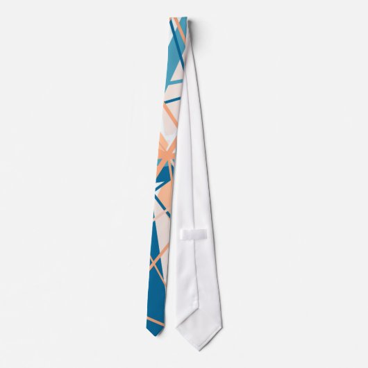 Beach Abstract Stripes Stropdas (Achterkant)