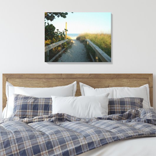 Beach Access Canvas Print (Insitu (Slaapkamer))