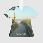 Beach Access Dated Ornament (achterkant)