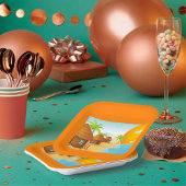 Beach Accommodatie Papieren Bordje