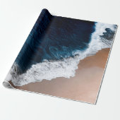 Beach Aerial Uitzicht Cadeaupapier (Uitgerold)