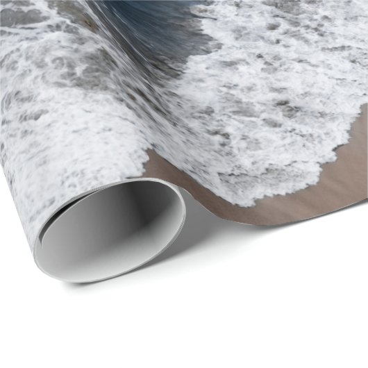 Beach Aerial Uitzicht Cadeaupapier (Rol Hoek)