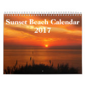 Beach Afbeeldingen op zondag 2017 Kalender (Hoes)