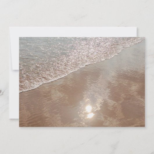 Beach Afstuderen Aankondiging (Achterkant)