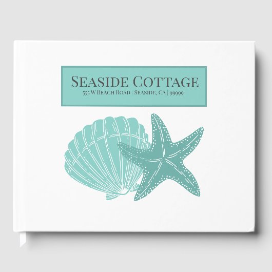 Beach Airbnb Vacation Rental Guest Info Welkom Gastenboek (Voorkant)