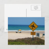 Beach Airstrip op Fraser Island Briefkaart (Voorkant / Achterkant)