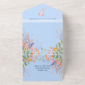 Beach All in One Wedding Invitation All In One Uitnodiging (Buitenkant)