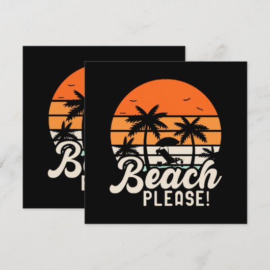 Beach alsjeblieft (Voorkant / Achterkant)