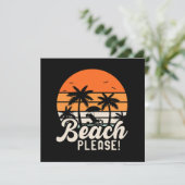 Beach alsjeblieft (Staand voorkant)