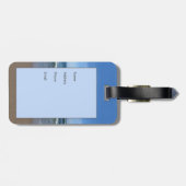 Beach alsjeblieft. bagagelabel (Achterkant horizontaal)