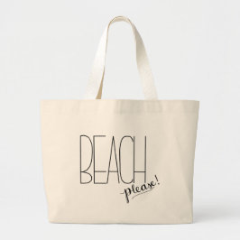 Beach alsjeblieft! Beach Canvas tas