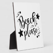 Beach alsjeblieft fotoplaat (Zijkant)