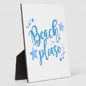 Beach alsjeblieft fotoplaat (Zijkant)