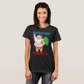 Beach, alsjeblieft, het is kerstfeest-vun kerstfee t-shirt (Voorkant volledig)