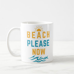 Beach alsjeblieft koffiemok