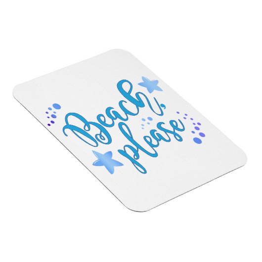 Beach alsjeblieft magneet (Rechterzijde)