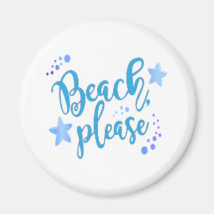 Beach alsjeblieft magneet