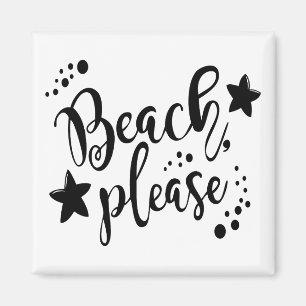 Beach alsjeblieft magneet