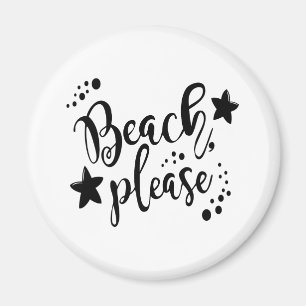 Beach alsjeblieft magneet