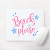 Beach alsjeblieft muismat (Met muis)