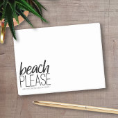 Beach alsjeblieft post-it® notes