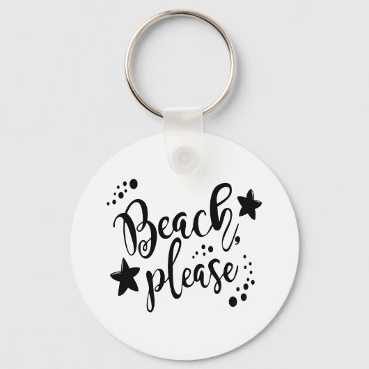 Beach alsjeblieft sleutelhanger (Voorkant)