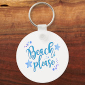 Beach alsjeblieft sleutelhanger (Voorkant)