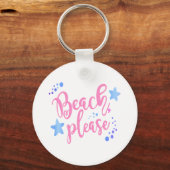 Beach alsjeblieft sleutelhanger (Voorkant)