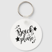 Beach alsjeblieft sleutelhanger (Voorkant)