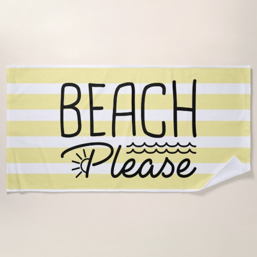 Beach alsjeblieft strandlaken (Voorkant)