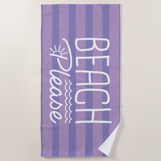 Beach alsjeblieft strandlaken (Voorkant)