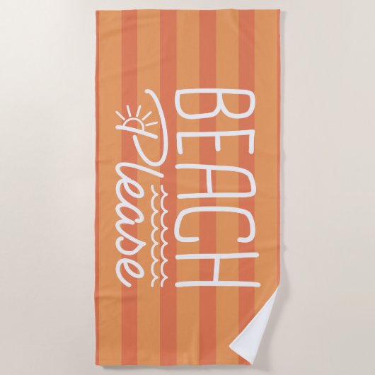 Beach alsjeblieft strandlaken (Voorkant)