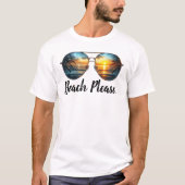 Beach alsjeblieft t-shirt (Voorkant)