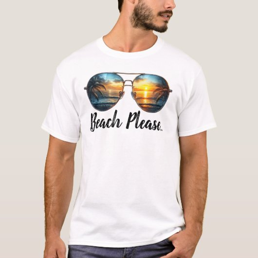Beach alsjeblieft t-shirt (Voorkant)