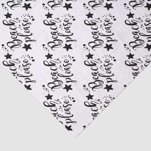 Beach alsjeblieft tissuepapier (Detail)