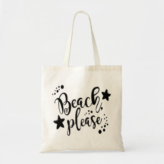 Beach alsjeblieft tote bag
