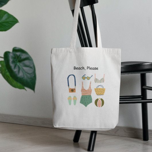 Beach, alsjeblieft tote bag