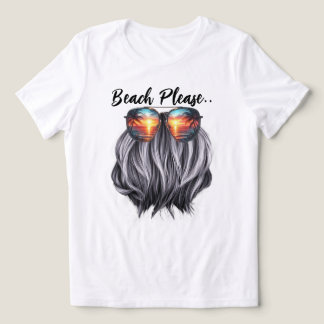 Beach alsjeblieft Tri-Blend shirt