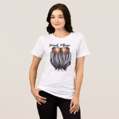 Beach alsjeblieft Tri-Blend shirt (Voorkant volledig)